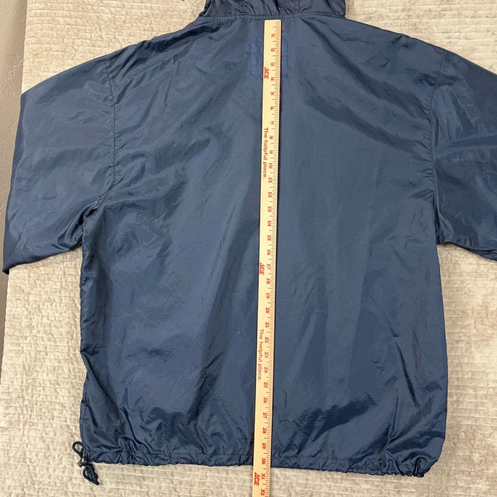 Vintage Turbo Zone Arizona‎ Wildcats Anorak Windbreaker Navy Blue Mens Large